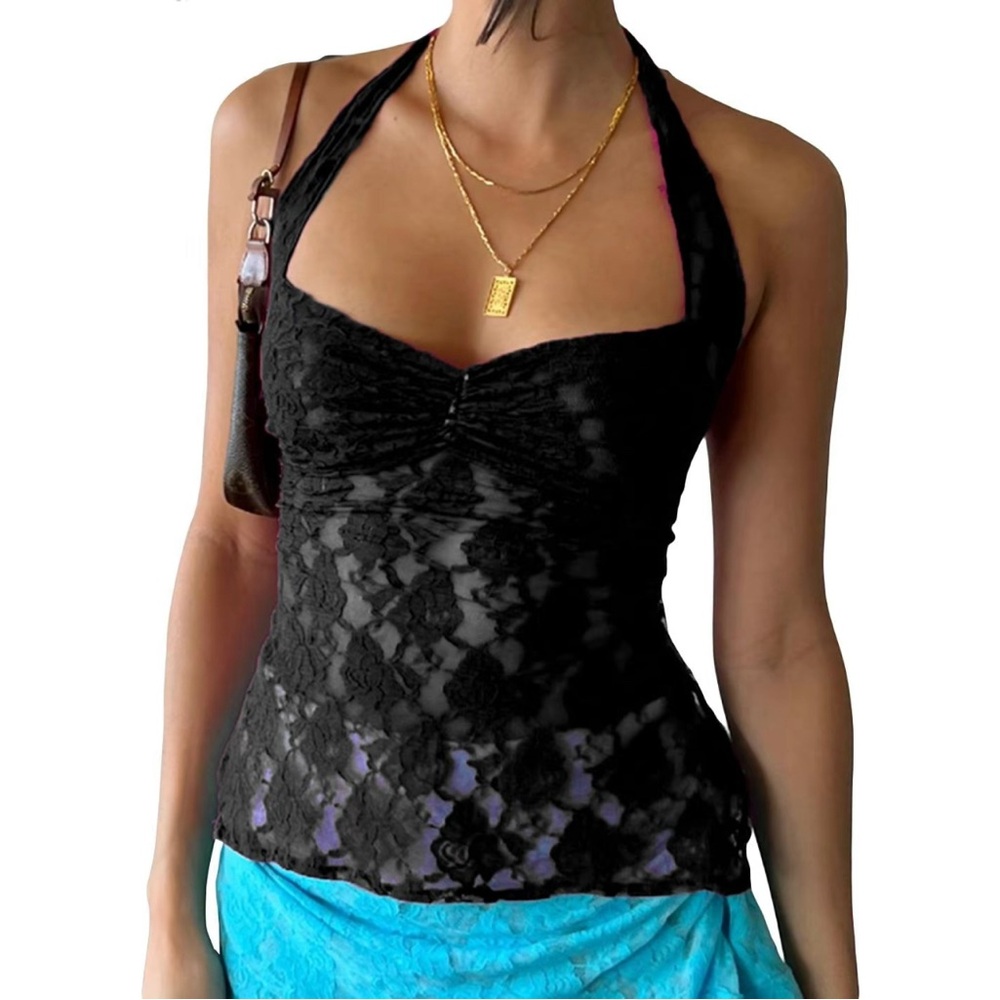 Black Lace Shirt